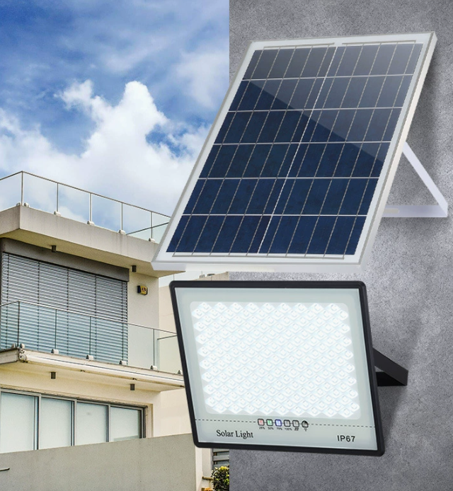 Projecteurs solaires, éclairage extérieur, éclairage de cour, lampadaires solaires photovoltaïques haute puissance pour les nouvelles zones rurales, vente en gros directement des fabricants.