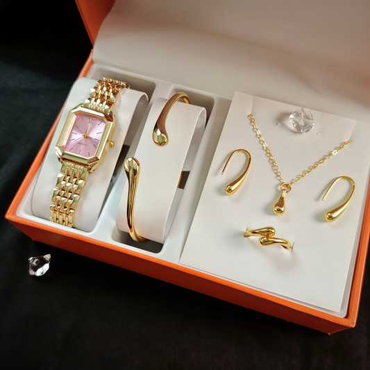 Montre à quartz carrée tendance pour femme, bracelet en acier élégant, disponible en gros auprès du fabricant.